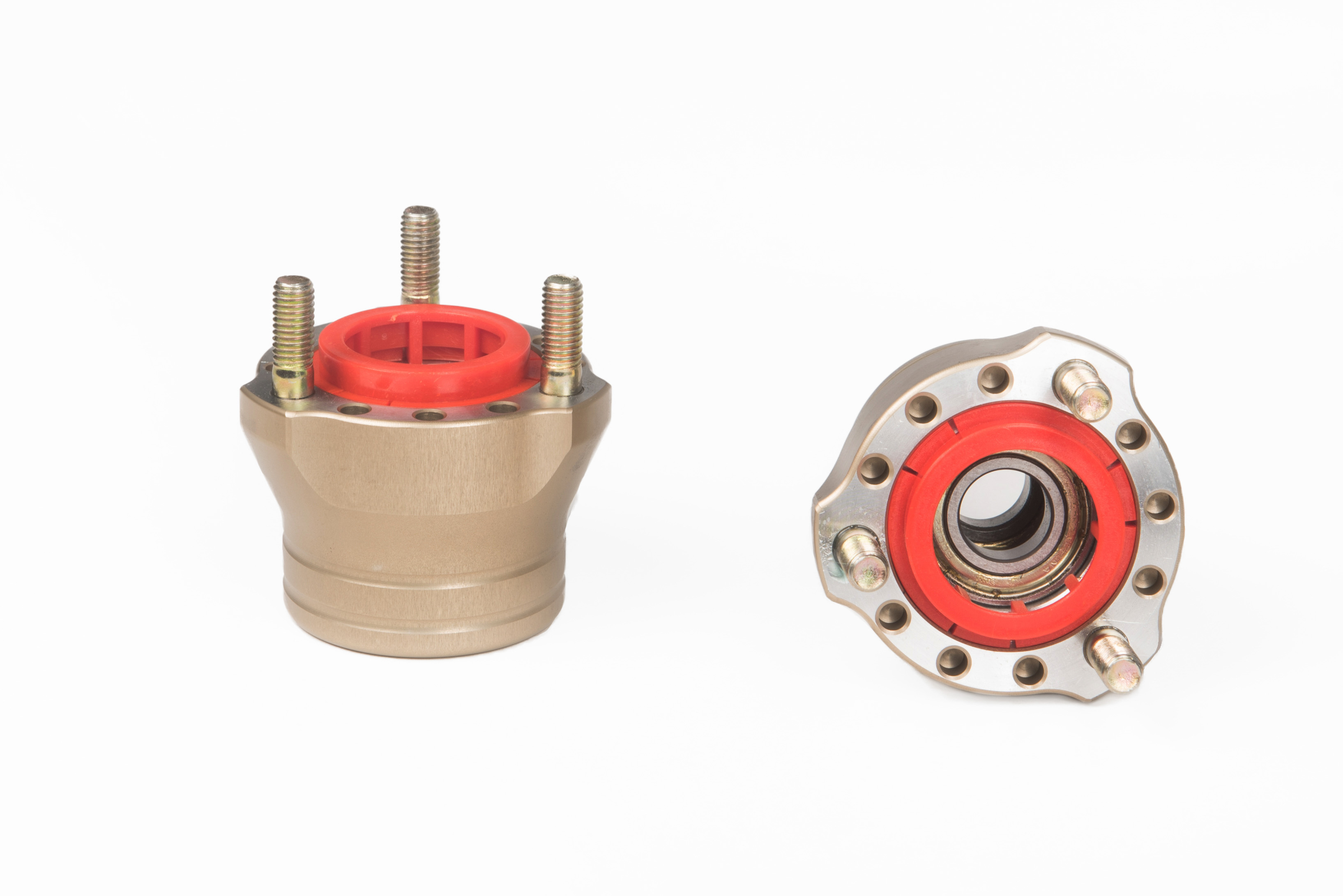  FRONT HUB L.50mm mod.MINI KART -  BEARING  Ø17mm - ALUMINIUM 