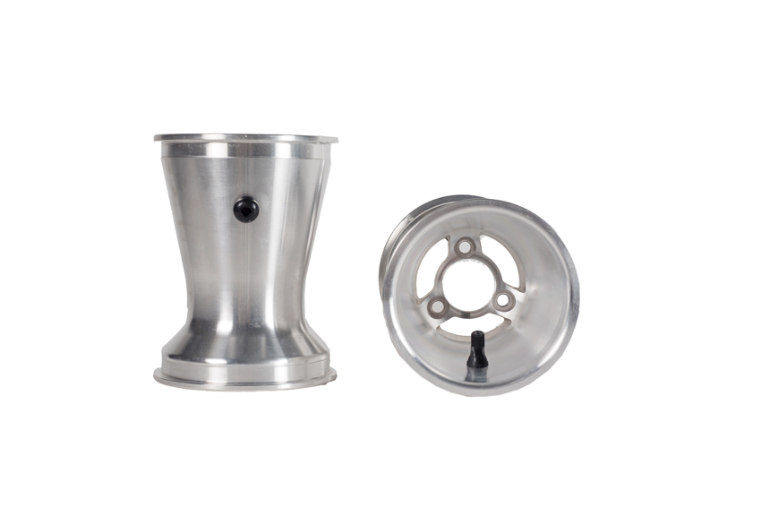 REAR WHEEL RIM SPOKED H.180mm - ALUMINIUM WITH SAFETY SCREWS / RAIN